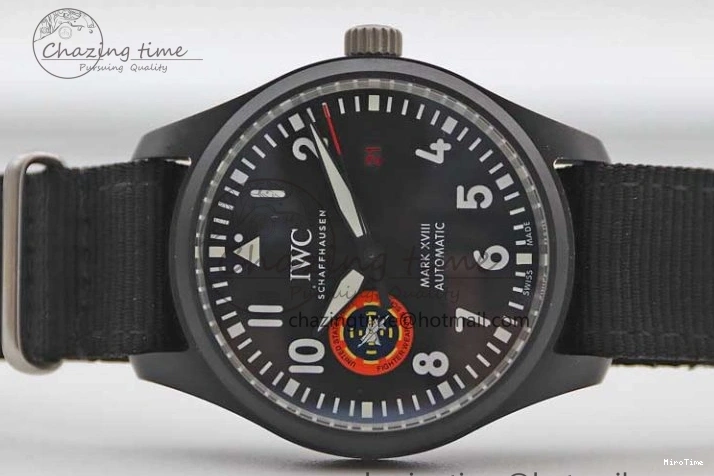 MIROTIME 0717 Mark XVIII ‘TOPGUN SFTI’ Ceramic M+F Best Edition Black Dial on Black Nylon Strap A MultiPurpose 7047
